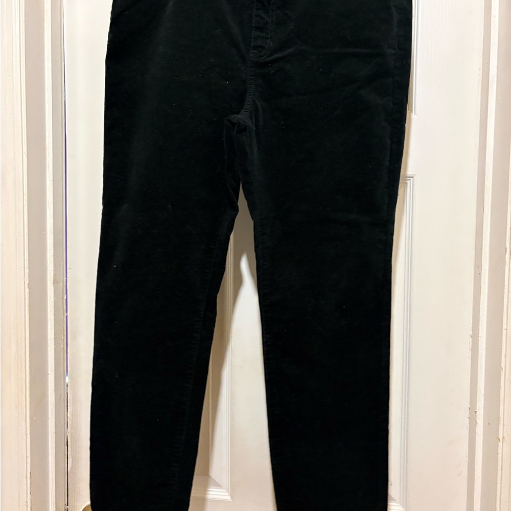 Well Worn Green Straight Leg Corduroy Pants